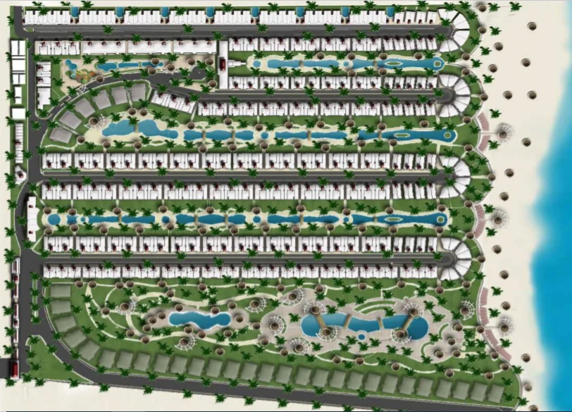 Lasirena Palm Beach Ain Sokhna master plan