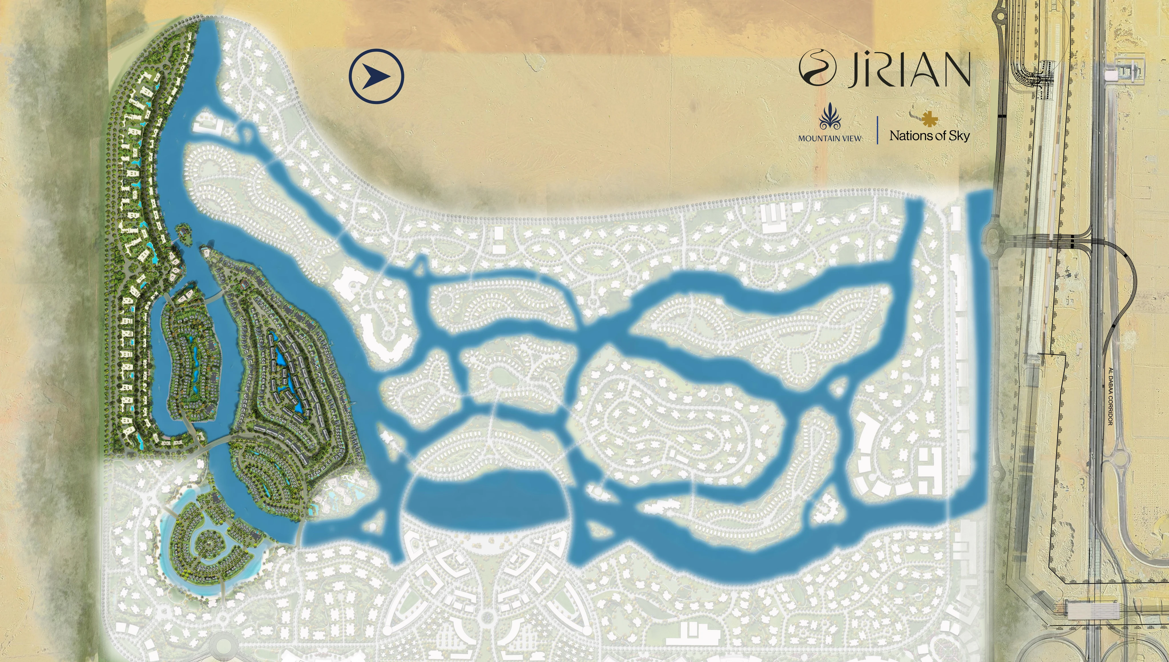 Jirian - Mountain View New Zayed master plan