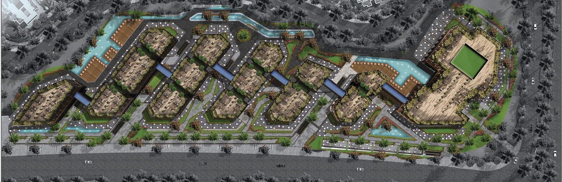 VX Golden Square New Cairo master plan