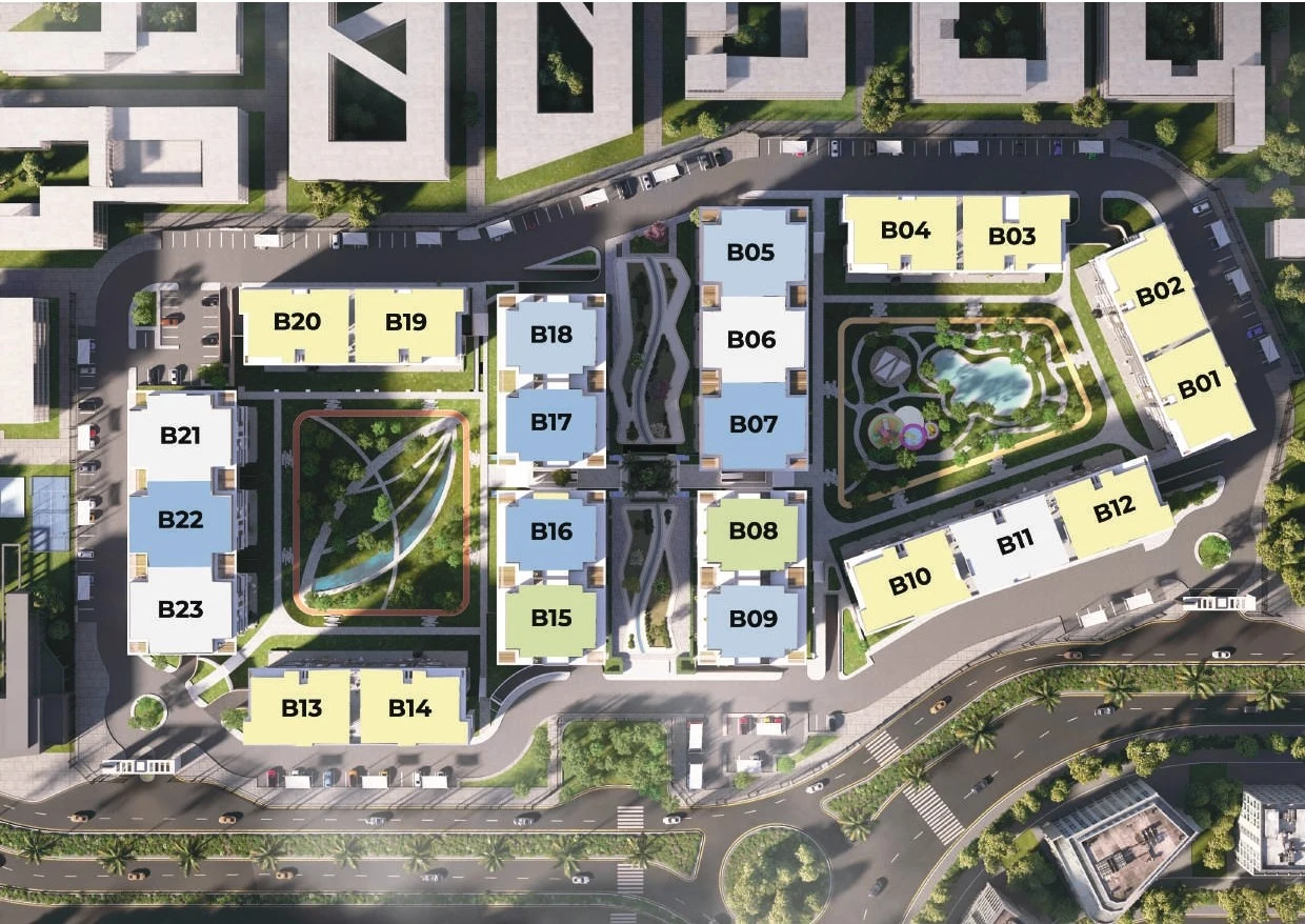Begonia Residence New Cairo master plan