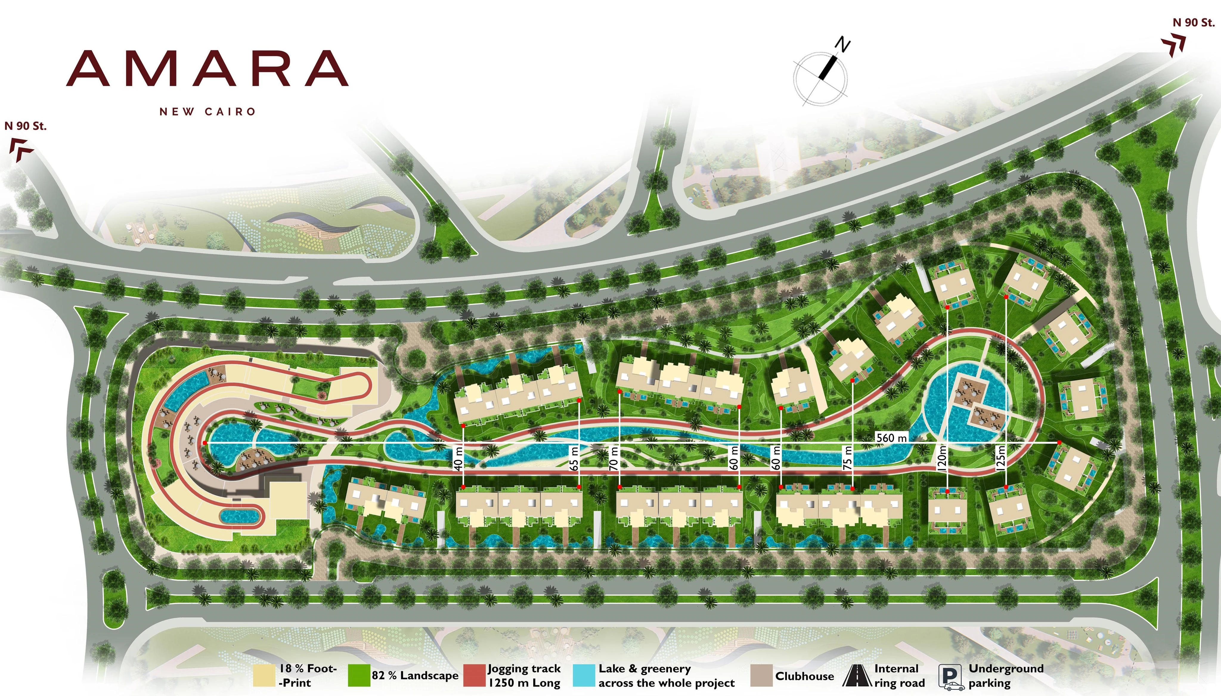 Amara New Cairo master plan