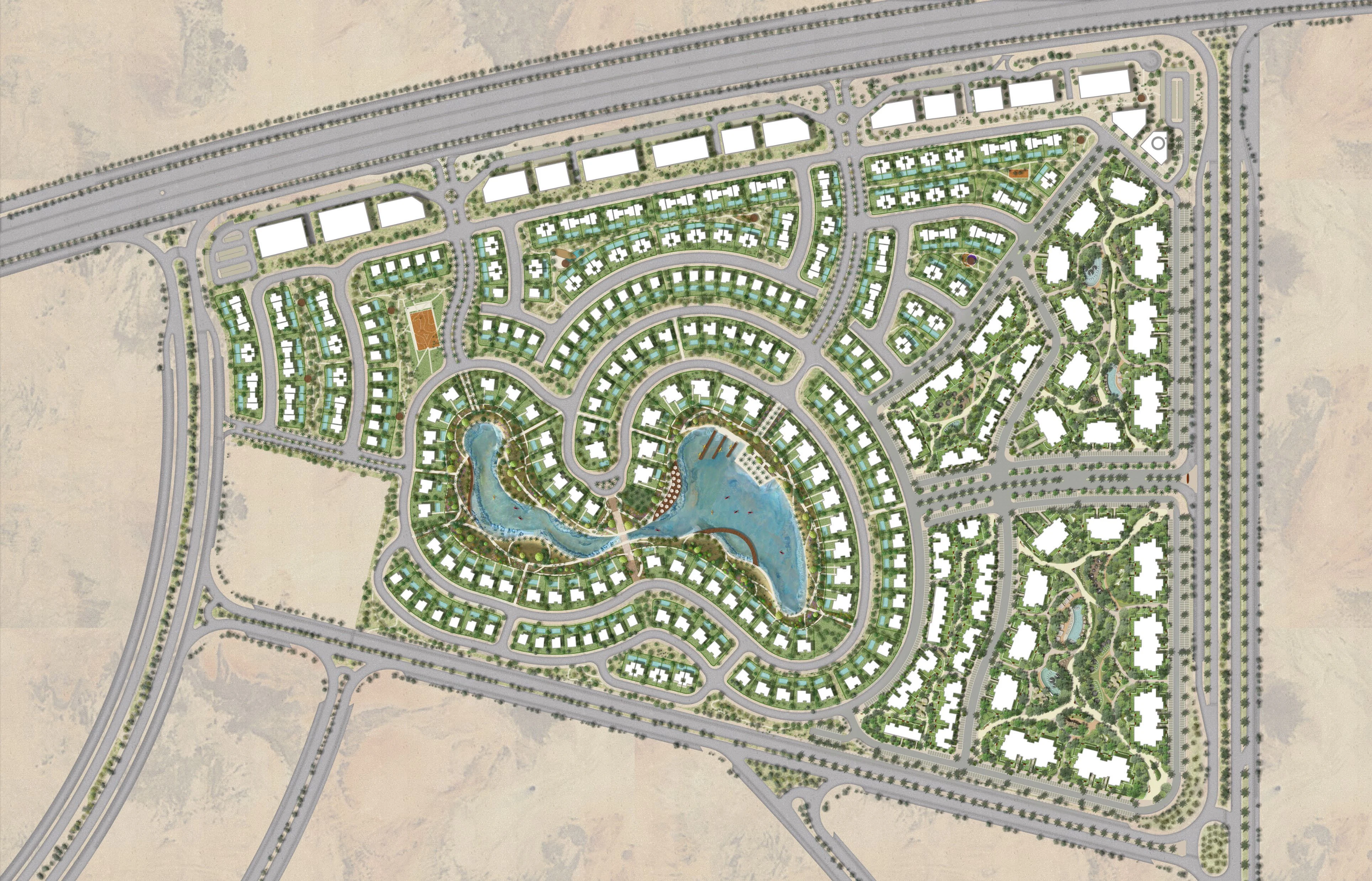 Solana East New Cairo master plan