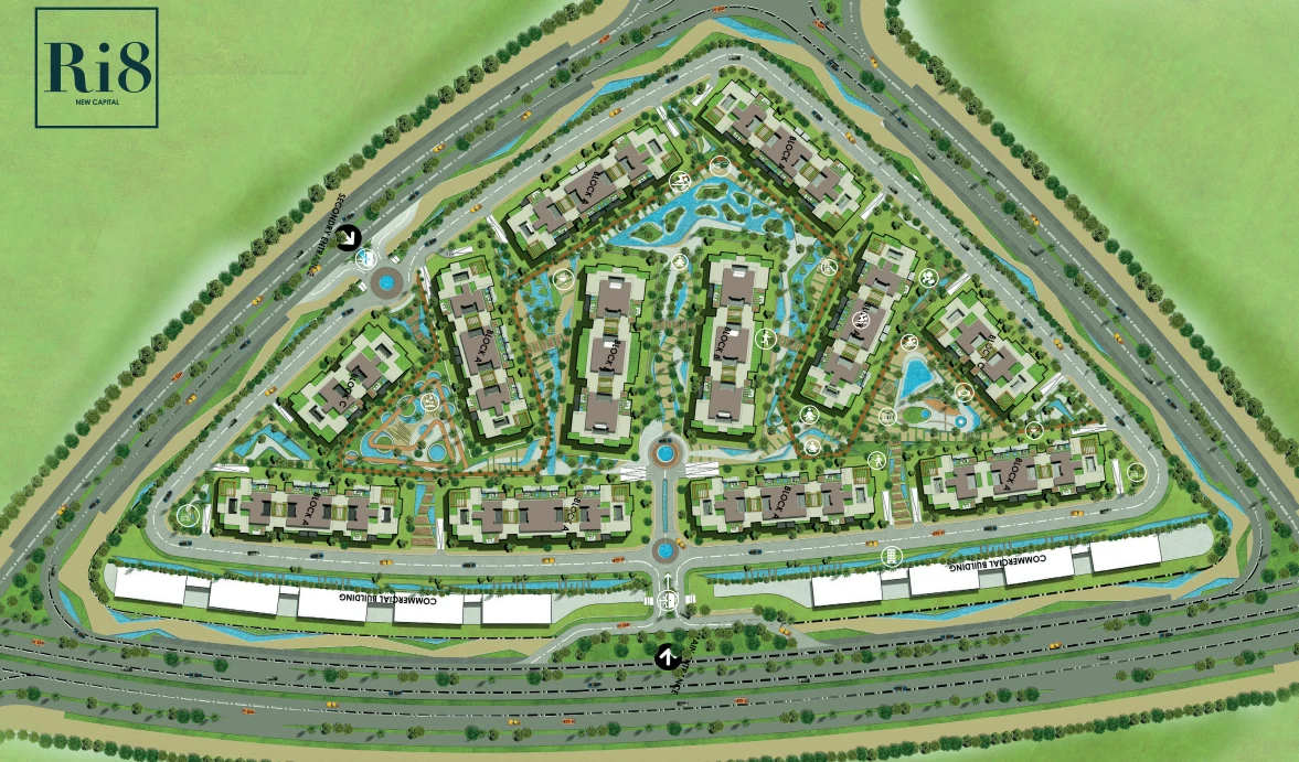 Ri8 New Capital City master plan