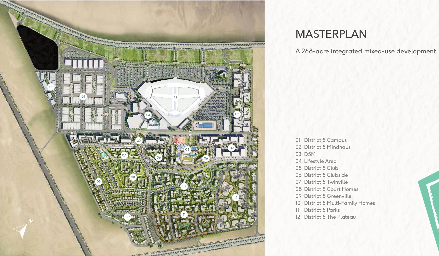 DISTRICT 5 New Cairo master plan