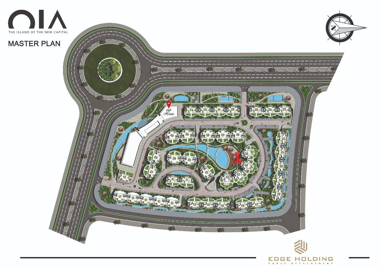 OIA Compound New Capital City master plan